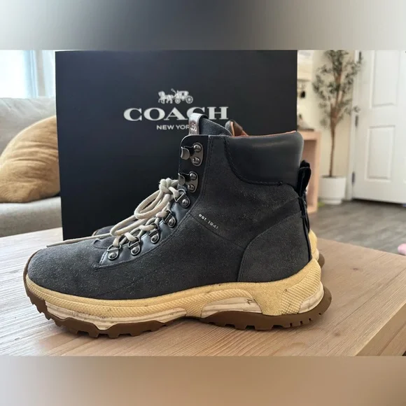 Coach Urban Hiker Boot - Charcoal and Tan